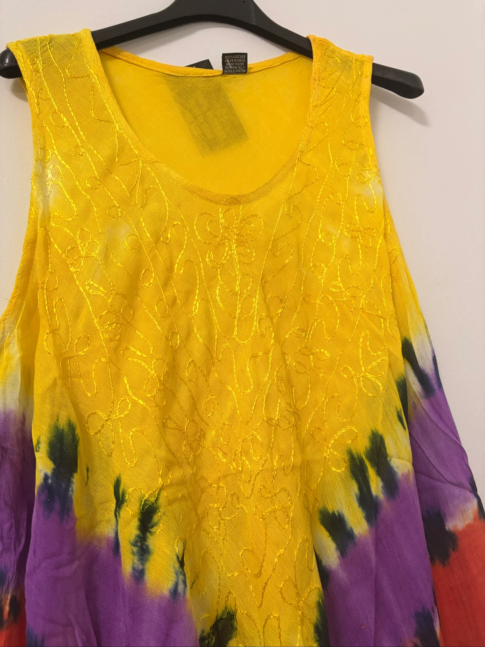 Vestido de verano estampado tie-dye  – photo 3